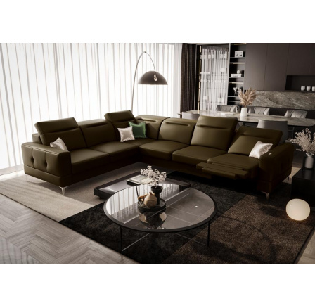NAROŻNIK MALIBU MAX RELAX 320x250 SKÓRA NATURALNA - prawa , Skóra oliwkowy brąz NAROŻNIK MALIBU MAX RELAX 320x250 SKÓRA NATURALNA - prawa , Skóra oliwkowy brąz