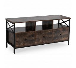 Szafka RTV ZONE 120 cm z Szufladami Dąb Rustykalny