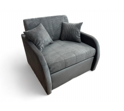 Rozkládací křeslo Jetta šedá