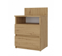 Noční stolek Malvína M1, dub artisan