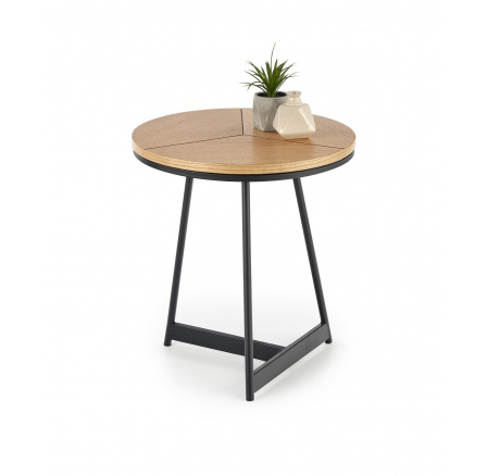 KARIDA-S konferencia asztal, tölgy/fekete