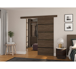 Toló falra szerelhető ajtó MUSCHU 86 Choco