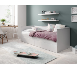 Kétszemélyes ágy matracokkal HELA II 200x80 Fehér