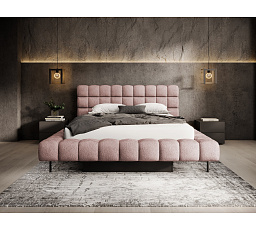 Bed Magentta + metal frame/ gas lift / bedding box 160x200 Touch 24 1