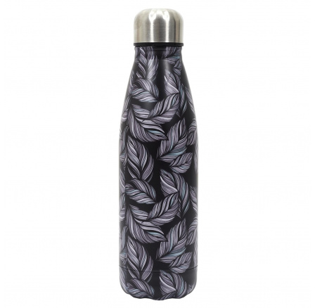 Flower termosz fekete 500ml