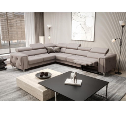 NAROŻNIK Z FUNKCJĄ RELAX ORION I 325x255 CM - lewa , Odcienie beżu