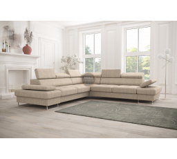 NAROŻNIK GALAXY MAX 280×280 - Odcienie beżu , lewa