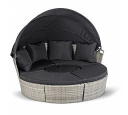 Wyspa Ogrodowa CALIFORNIA Technorattan Jasnoszara