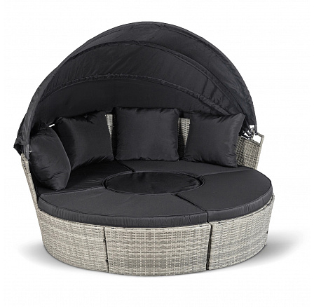 Wyspa Ogrodowa CALIFORNIA Technorattan Jasnoszara