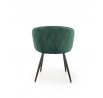 Étkezőszék K430, Zöld/Fekete