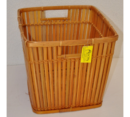 Košík bambusový natural střední