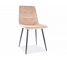 Étkezőszék MILA Velvet, bézs Bluvel 28