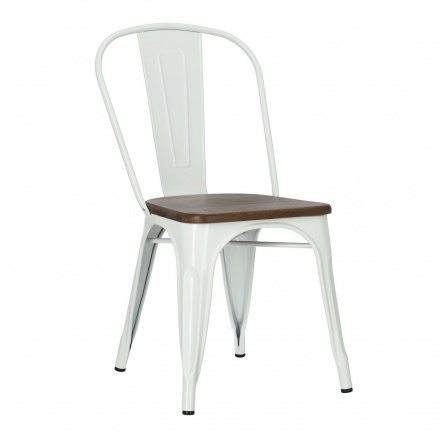 Paris Wood szék fehér fenyő dió