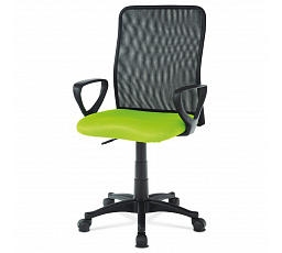 Dětská židle, výškově nastavitelná, zelená síťovina, KA-B047 GRN