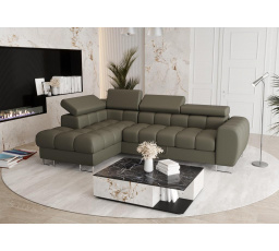 NAROŻNIK ASPEN MINI SKÓRA NATURALNA 260x170 CM - lewa , Skóra oliwkowa