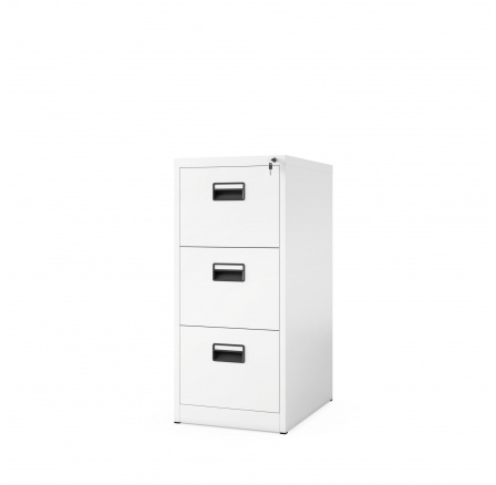 Fém iratszekrény SARA V3, 460 x 1020 x 620 mm, fehér