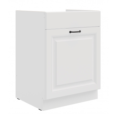 Dolní skřínka STELLO - 60 ZL 1S BB, Bílá/Bílá