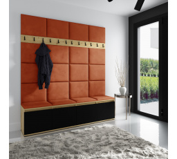 EMI 4 előszobafal, Trinity 25/Artisan+fekete