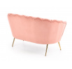 AMORINITO XL kanapé, világos rózsaszín/arany