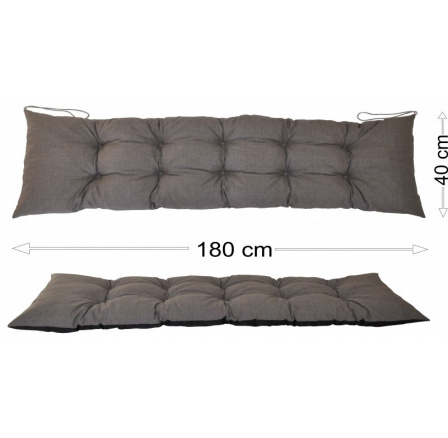 Podsedák 180x40 šedý melír