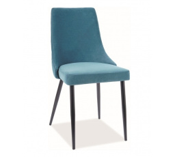 PIANO B Matt Velvet étkezőszék, zöld 75