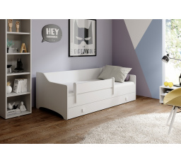 NAOMI ágy matraccal 160x80 Fehér+Fehér