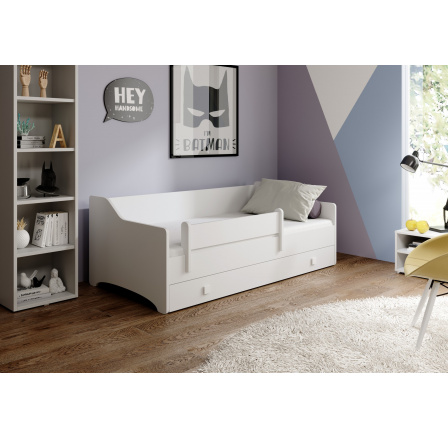 NAOMI ágy matraccal 160x80 Fehér+Fehér