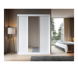 Biancco III with a mirror Biały Mat 220x60