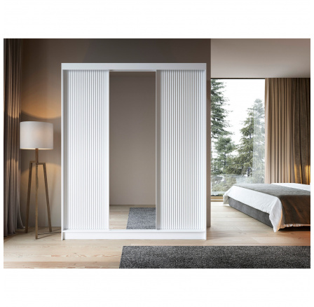 Biancco III with a mirror Biały Mat 220x60