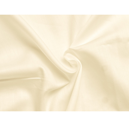 Smetanové saténové prostěradlo plachta bez gumy 140x230