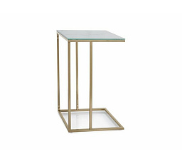 SYMPHONY G konferencia asztal, Fehér márvány hatás/Arany