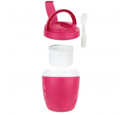 Lunchbox Travel kerek piros