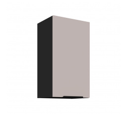 Horní skřínka ARONA - 40 G-72 1F, Černá mat/Kašmír