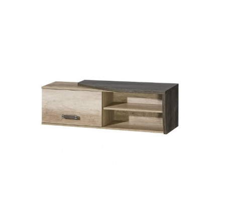 ROMERO - R11 P fali szekrény, canyon tölgy/Arusha