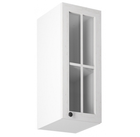 Konyhai felső szekrény PROWANSJA G30S - Jobbos, Fehér/Andersen fenyő