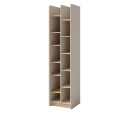 ALESSIO AE 4 polc, Bézs-homok/Tölgy olajozott