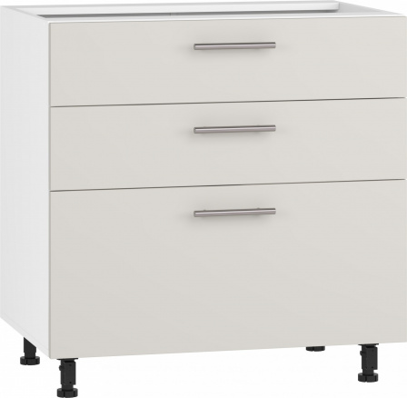 Konyhai alsó szekrény VENTO D3S-80/82, kasmír/fehér
