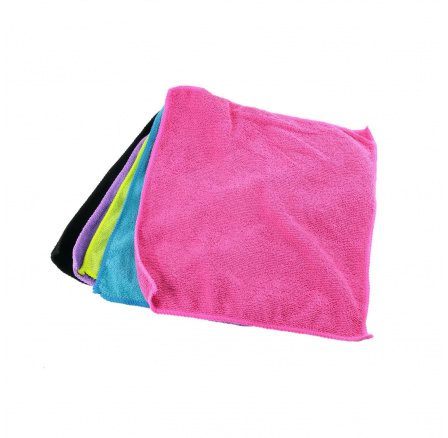 5 darabos színes mikroszálas törlőkendő készlet 30x28 cm