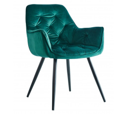 HF-058 zöld bársony szék