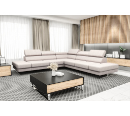 NAROŻNIK EMPORIO MAX 300X300 + PUFA 70X70 (ODCIEŃ IVORY)SH03- SZYBKA WYSYŁKA